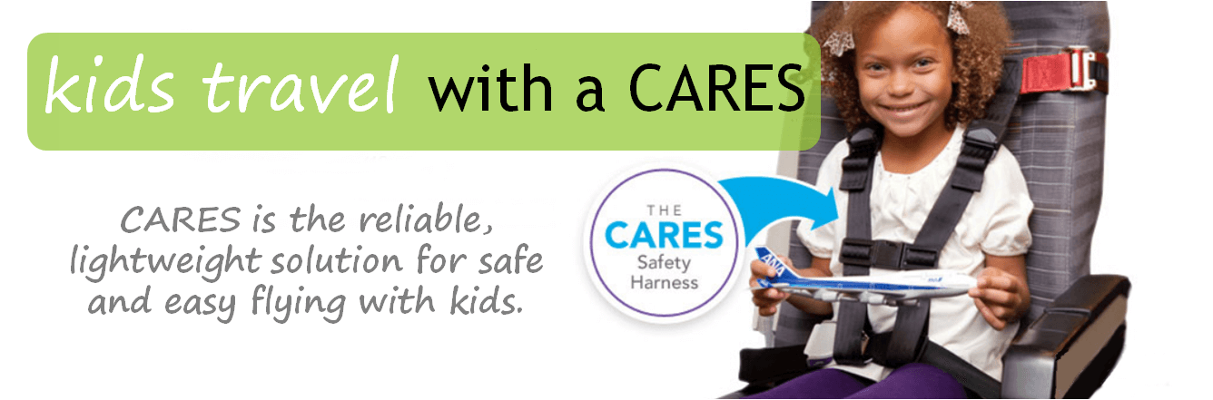 The CARES harness helps keep your child safe, secure and comfortable during your flight.